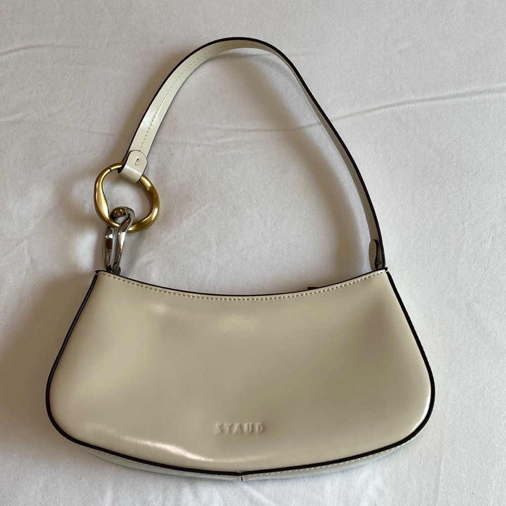 Staud Ollie Bag Cream